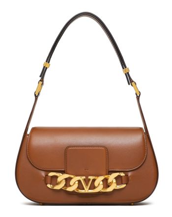 Valentino Vlogo Chain Shoulder Bag In Calfskin