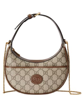 Gucci GG Half-moon-shaped Mini Bag 726843