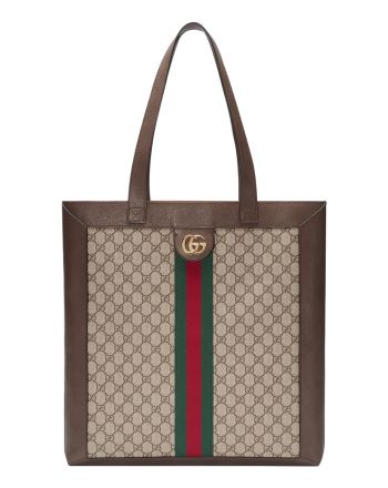 Gucci Ophidia soft GG Supreme large tote 519335 Coffee