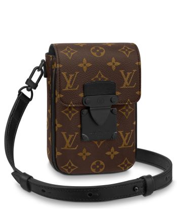 Louis Vuitton S-Lock Vertical Wearable Wallet M81522 Brown